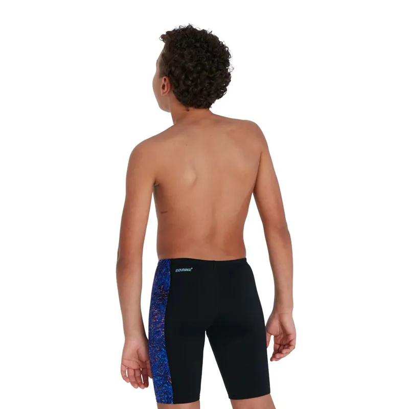Speedo Boys Digital Allover Panel Jammer Black/Navy-6